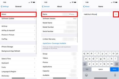 Cara merubah nama hotspot iphone