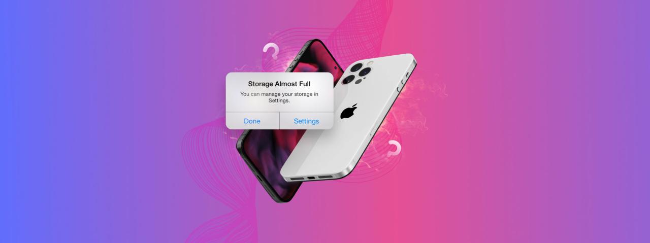 Cara membersihkan storage iphone