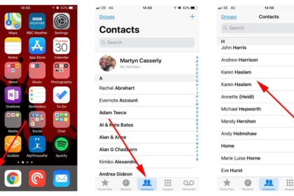 Contacts iphone delete multiple contact once mass do app tap action choose imore ios10 top help