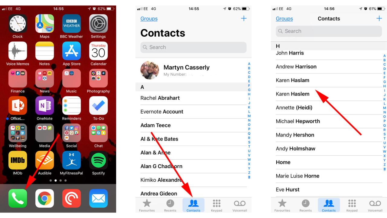 Contacts iphone delete multiple contact once mass do app tap action choose imore ios10 top help