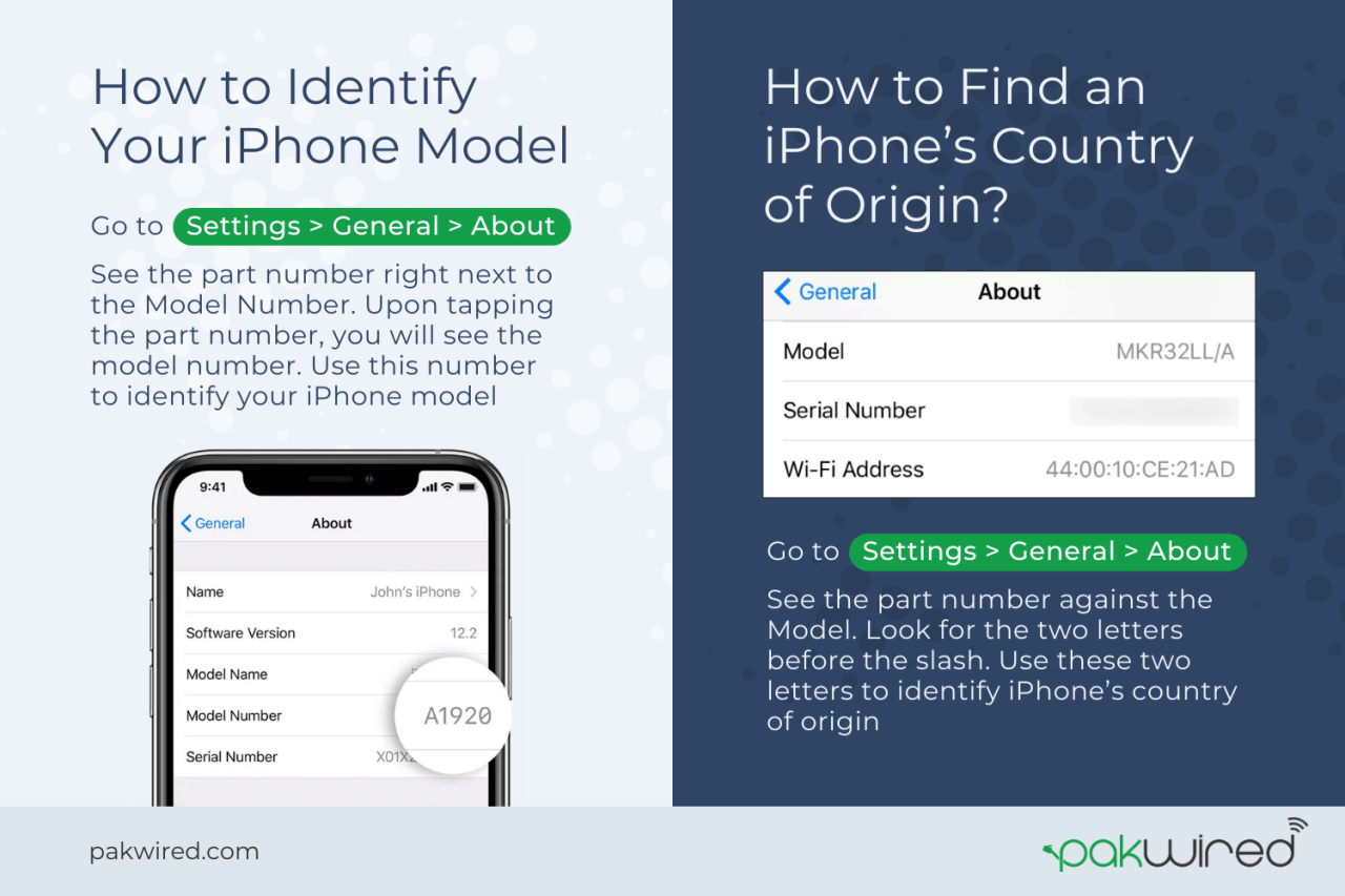 Cara cek nomor model iphone