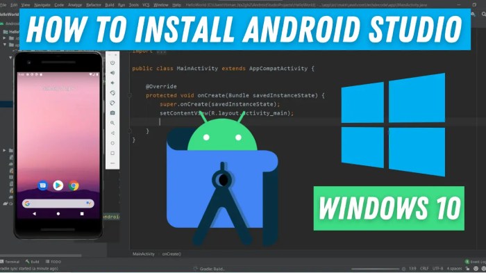 Cara install android studio