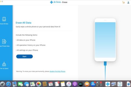 Cara menghapus data di iphone