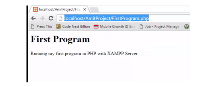 Localhost xampp htdocs index php