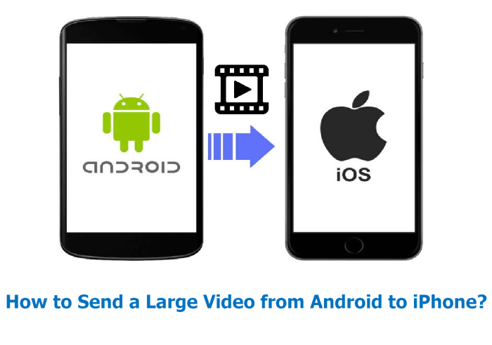 Cara mengirim video dari iphone ke android
