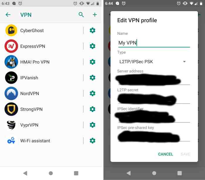 Cara membuat vpn sendiri di android