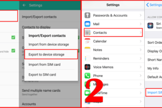 Contacts transfer android phone samsung sim import lg card s9 export contact backup send save copy between device via method