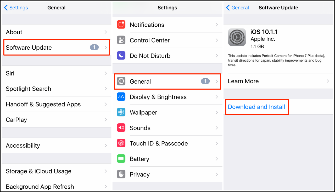 Update software ios iphone settings apple general install version ipad if hackers support do message device tap ipod touch 1reddrop