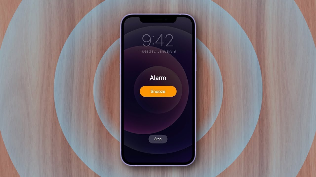 Cara mengatur volume alarm iphone