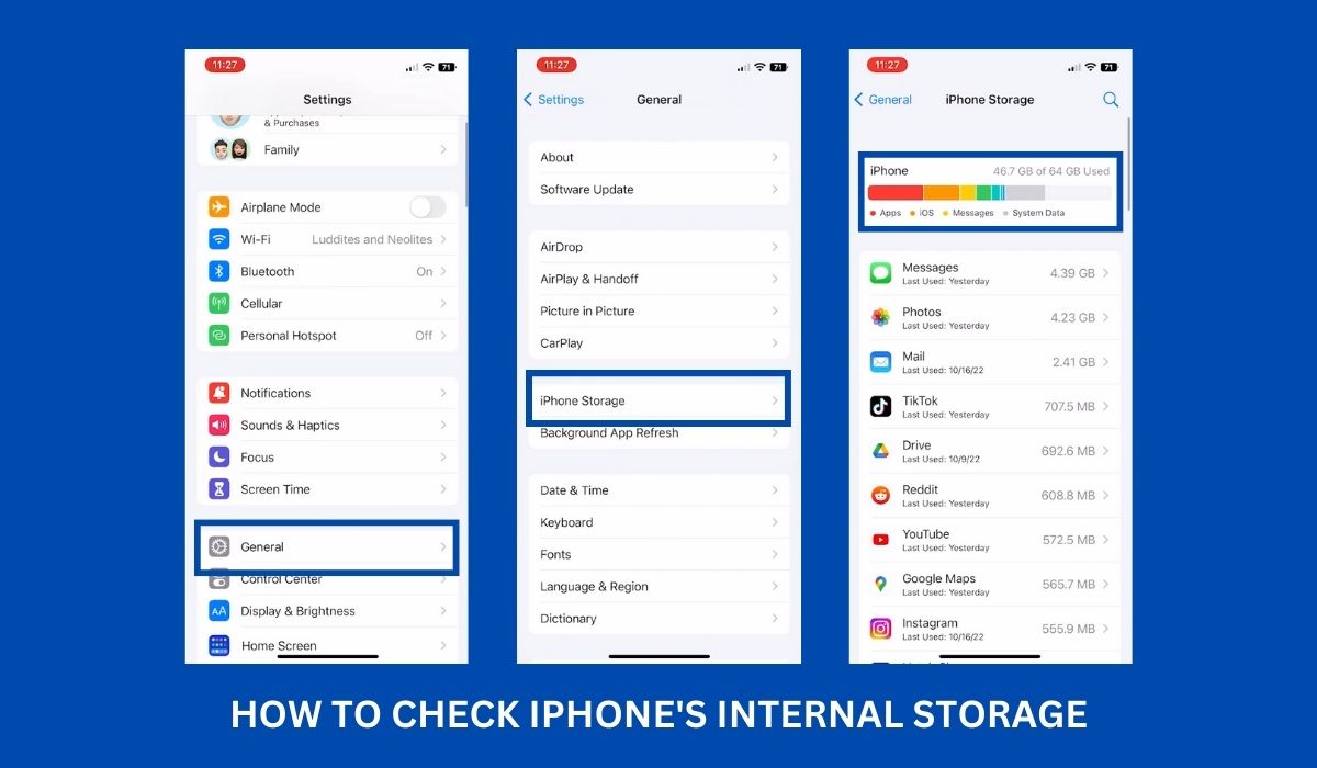 Cara cek internal iphone