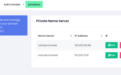 Nameserver rumahweb