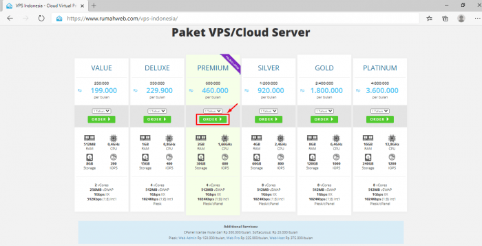 Vps rumahweb