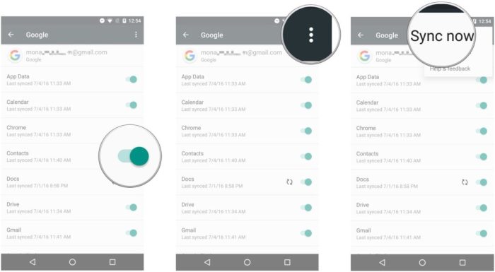 Cara import kontak dari gmail ke android