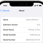 Cara melihat ios di iphone