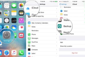 Cara backup line di iphone