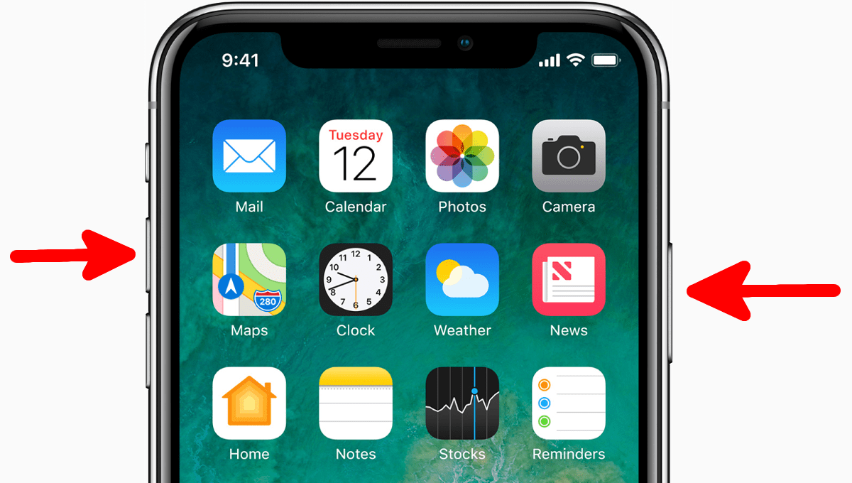 Cara screenshot di iphone x