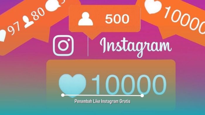 Menambah like instagram gratis