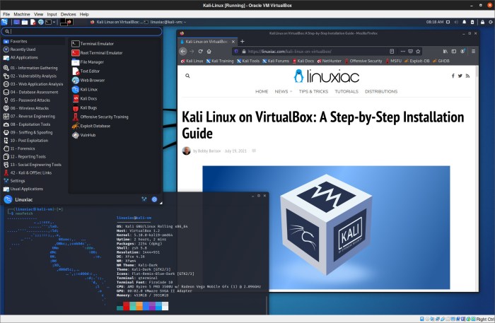 Cara install kali linux di virtual box