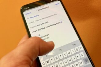 Cara mengirim email di iphone