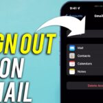 Cara keluar email di iphone