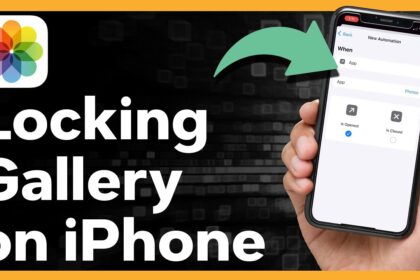 Cara lock galeri di iphone