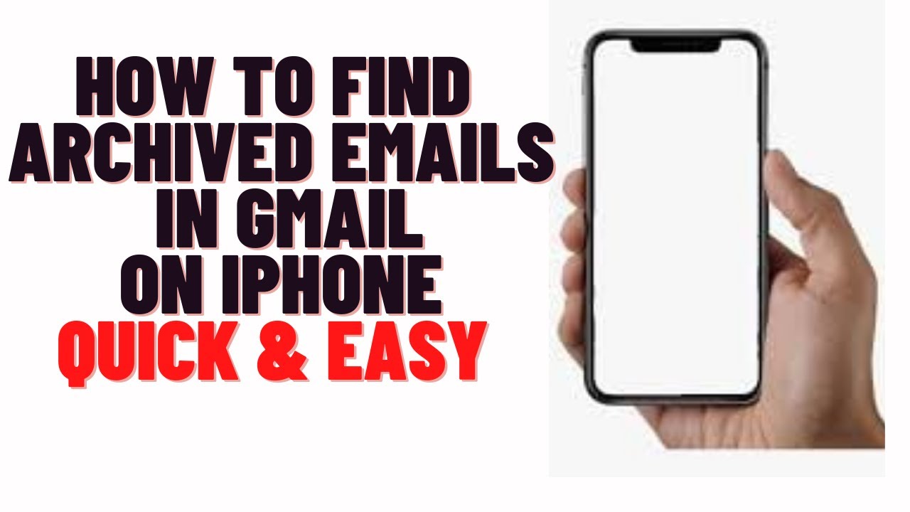 Gmail archived find mails app