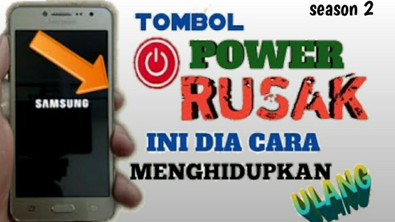 Cara menyalakan hp tanpa tombol power