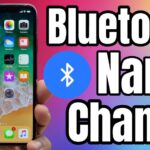 Cara mengganti nama bluetooth di iphone