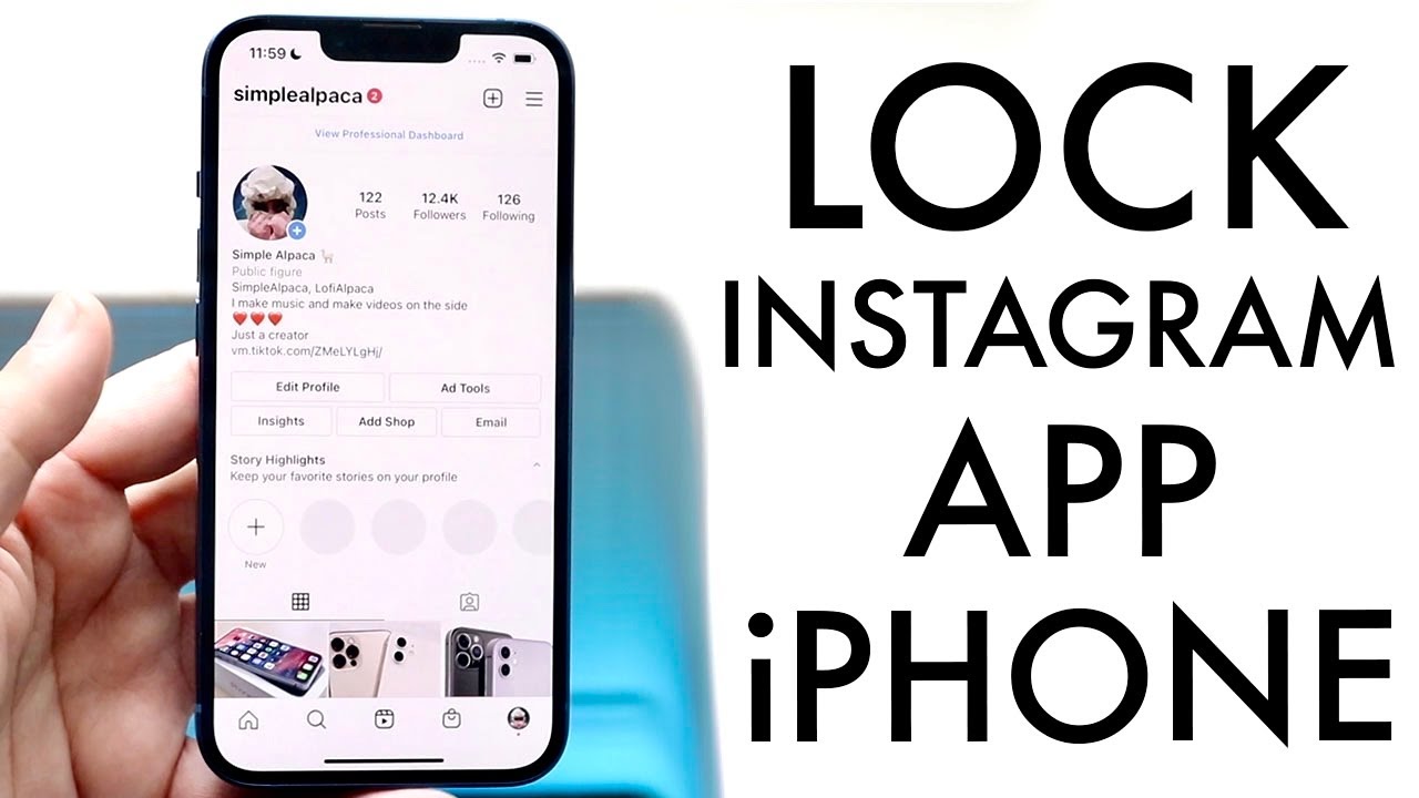 Cara mengunci aplikasi instagram di iphone