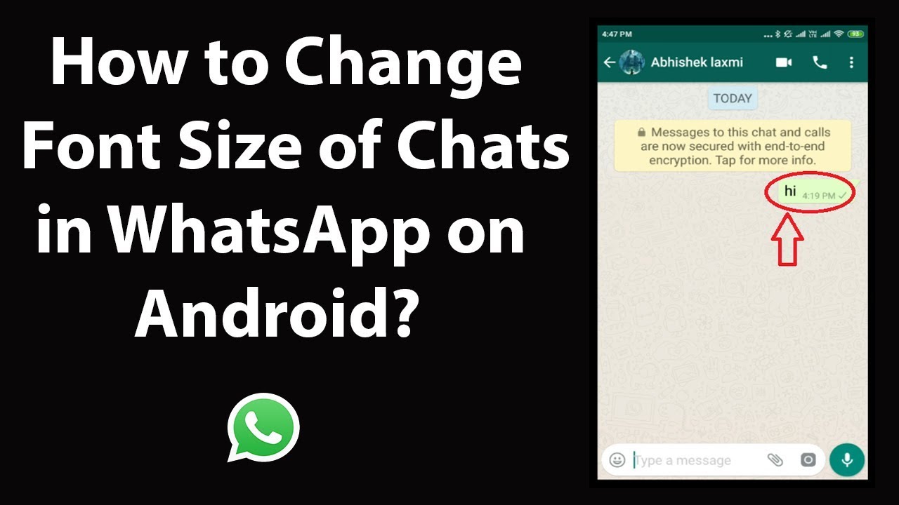 Cara mengubah ukuran font whatsapp di iphone