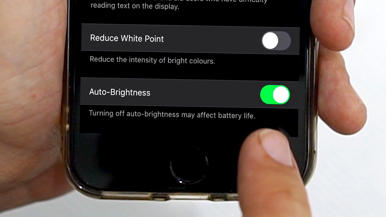 Brightness disturb bedtime settings disabling affect accommodations