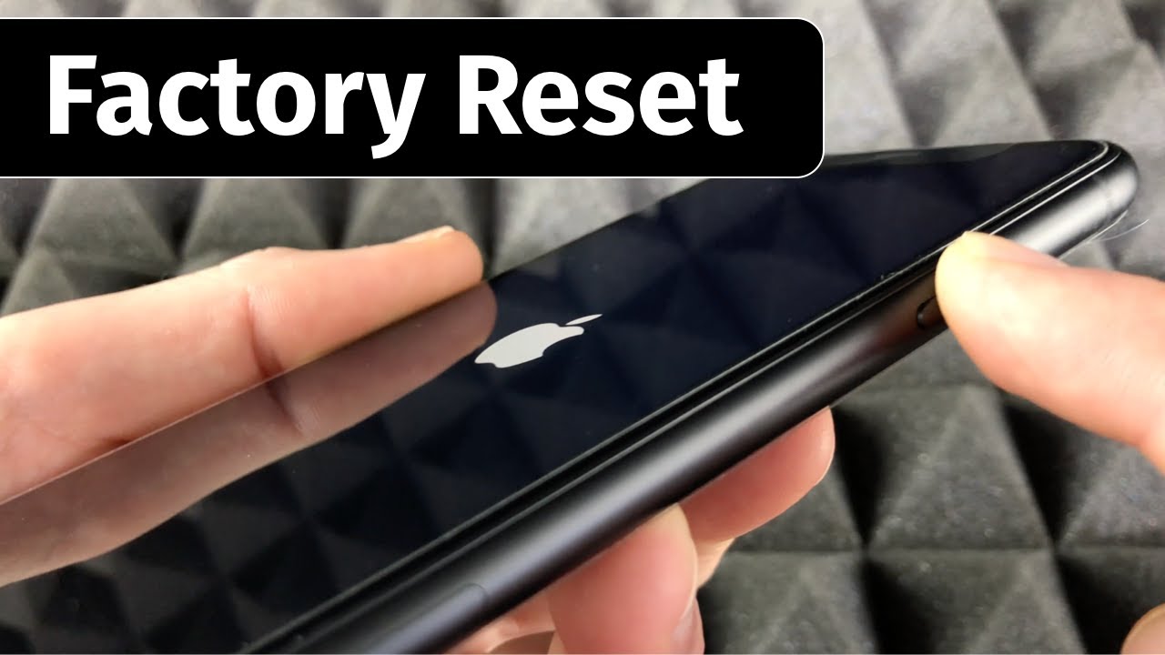 Cara reset iphone xr