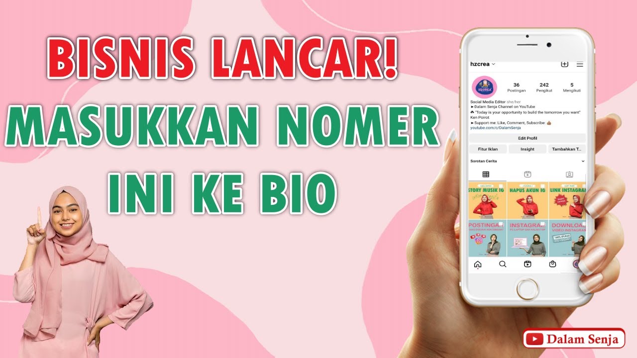 Cara mencantumkan nomor wa di instagram