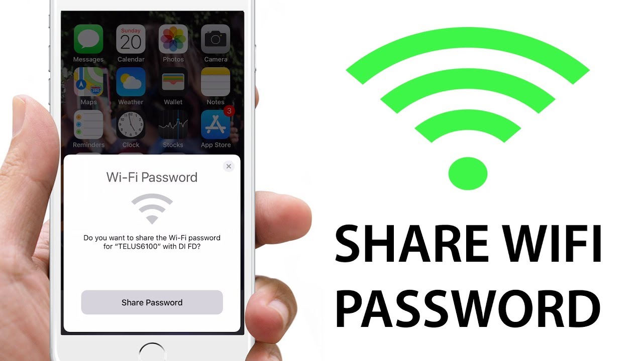 Iphone password share tap done imore sharing ios wi fi ipod touch notified connection complete ll when