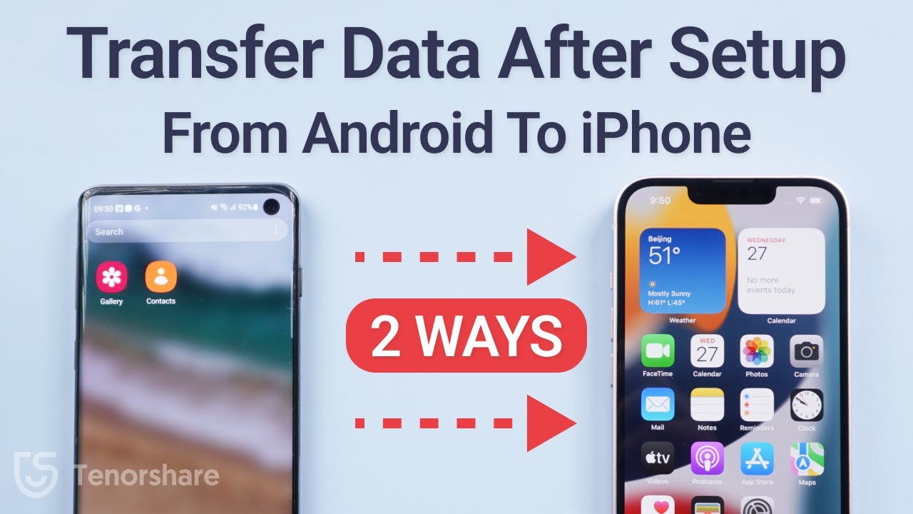 Cara transfer data dari iphone ke android