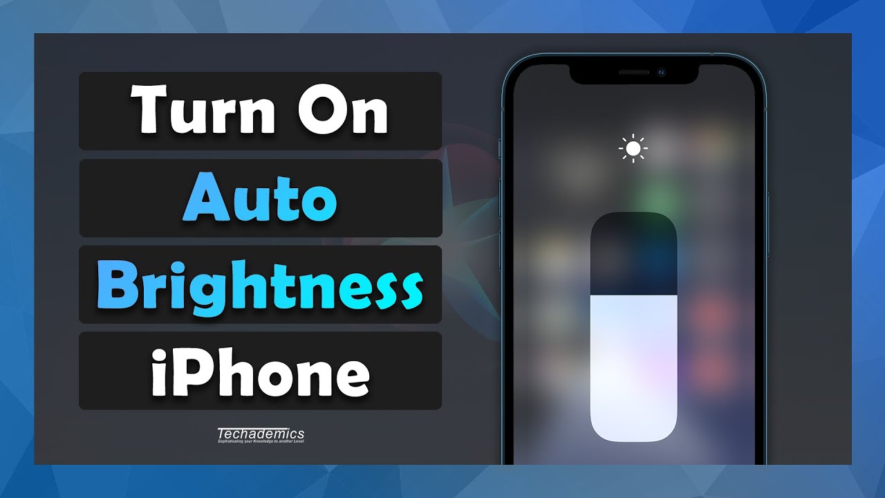 Cara agar brightness iphone tidak otomatis