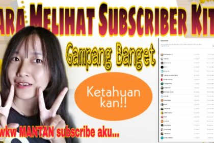 Cara melihat subscriber di channel youtube sendiri