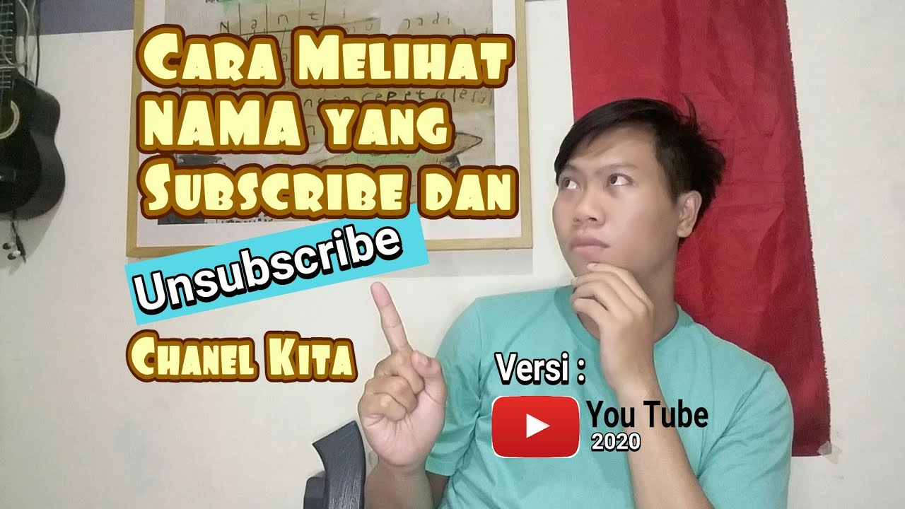 Cara melihat nama subscriber