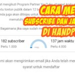 Cara melihat nama subscriber