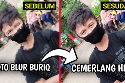 Cara edit foto agar tidak blur