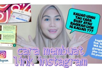 Cara bikin link di instagram