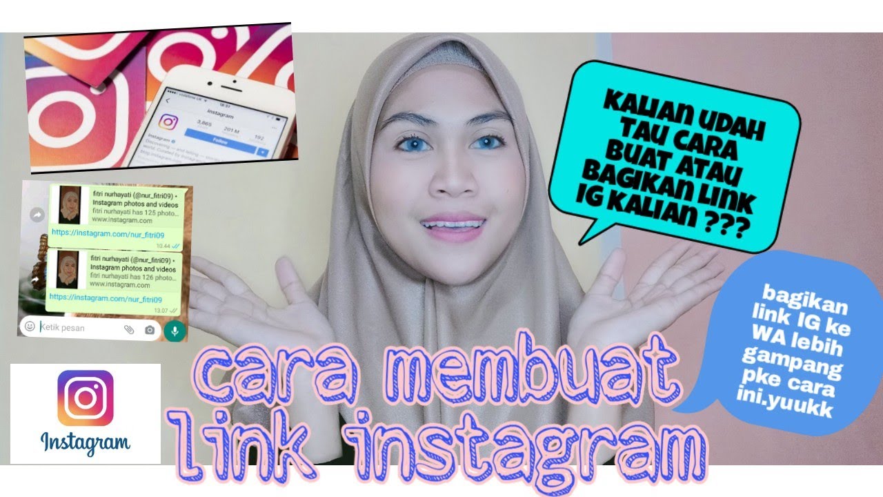 Cara bikin link di instagram