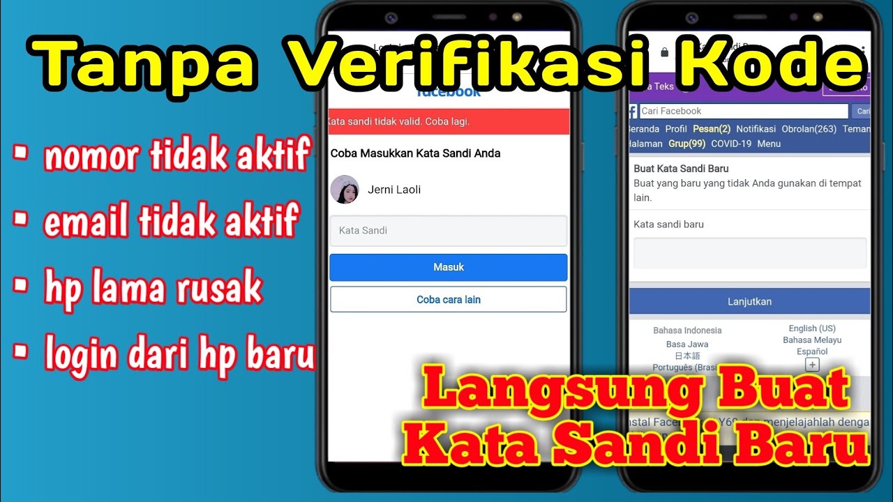 Sandi lupa akun memulihkan sudah password merubah kini jika kamu