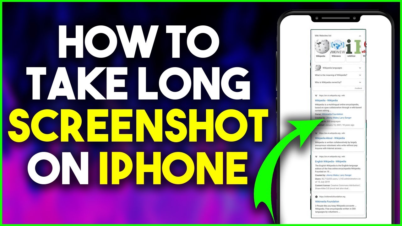 Cara screenshot panjang di iphone