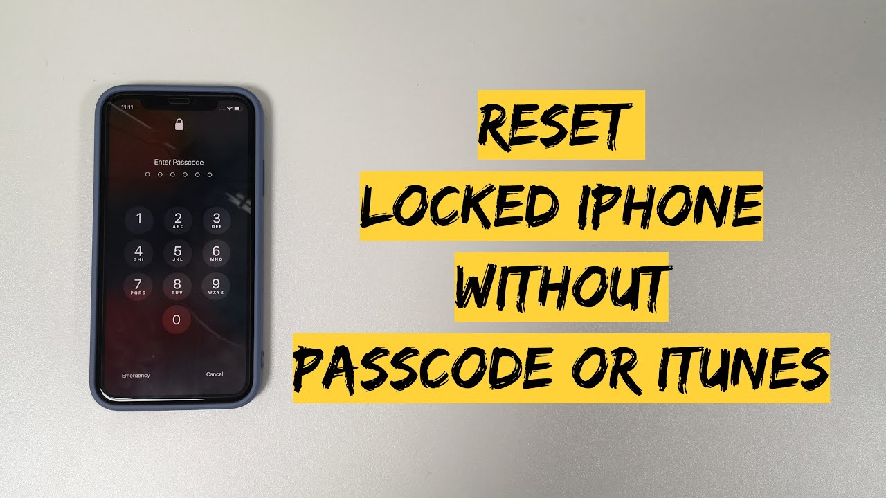 Cara reset iphone yang terkunci