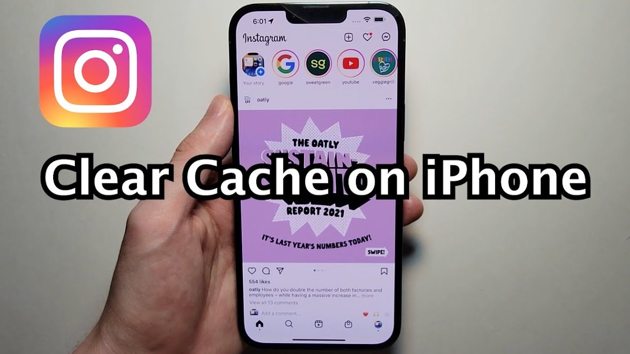 Cara hapus cache instagram di iphone