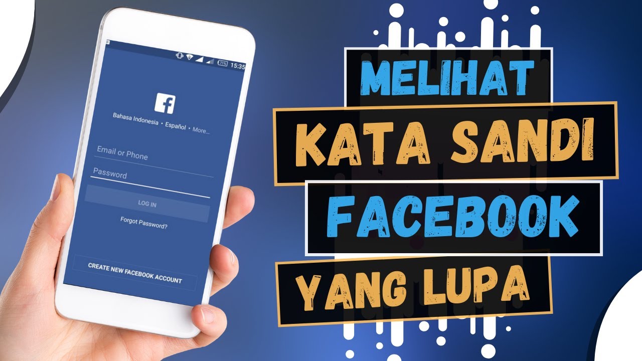 Cara membuka fb yang lupa kata sandi tanpa menggunakan email