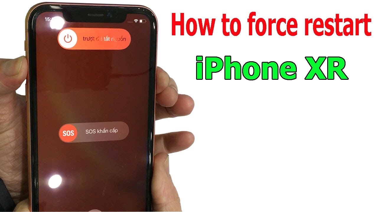 Cara restart iphone xr