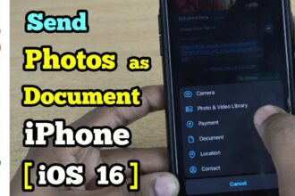 Cara kirim foto dokumen di iphone