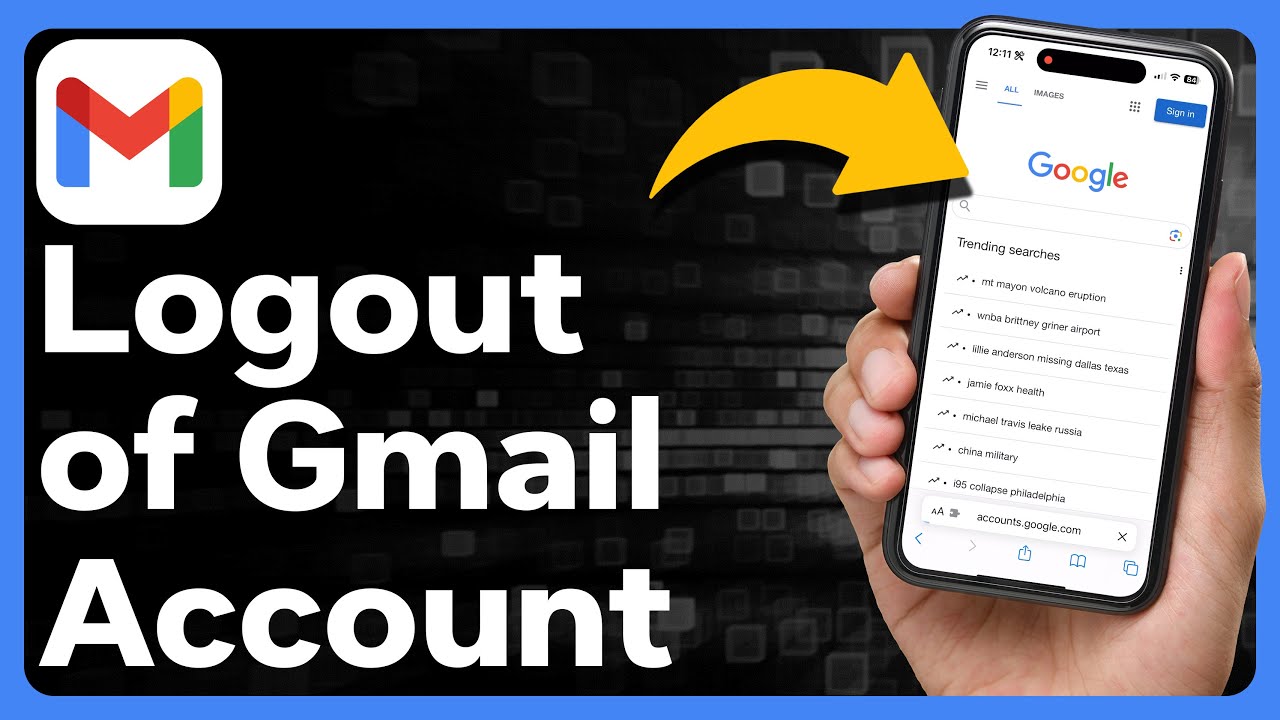 Cara logout gmail di iphone